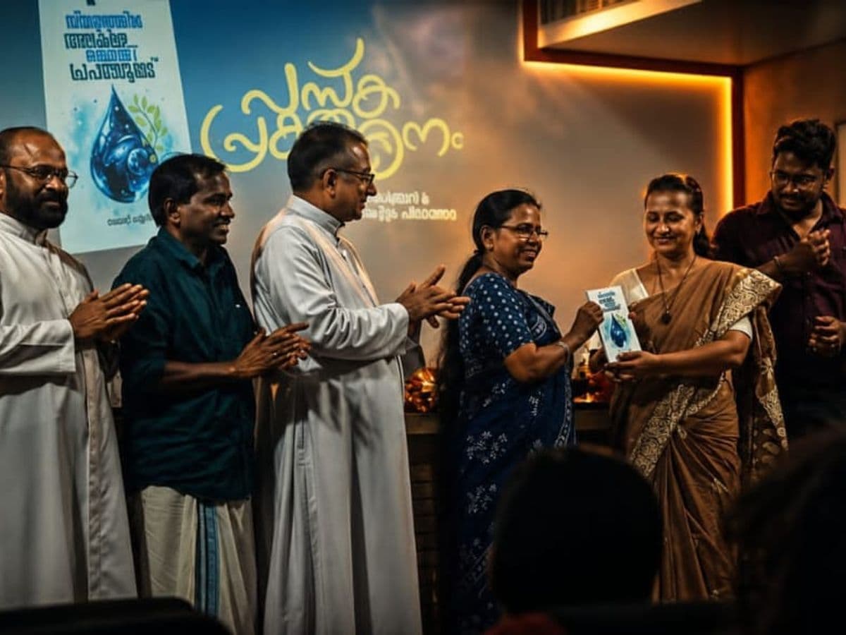 'നിന്റെയുള്ളിൽ അഴകുള്ള ഒരു തുള്ളി പ്രപഞ്ചമുണ്ട്' പുസ്തകം പ്രകാശനം ചെയ്തു