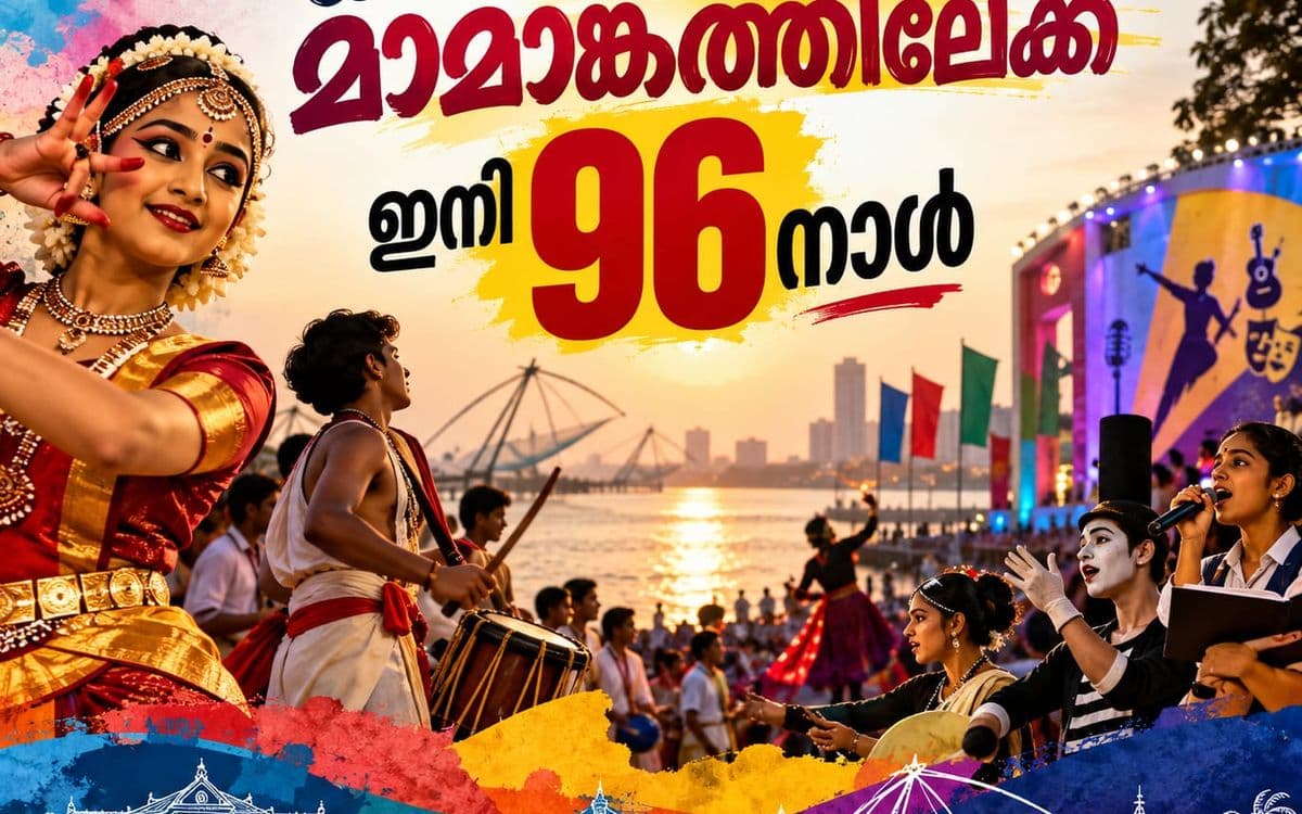 “കലയുടെ മാമാങ്കത്തിലേക്ക് ഇനി 96 നാൾ”