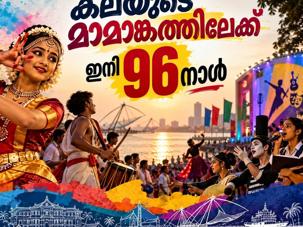 “കലയുടെ മാമാങ്കത്തിലേക്ക് ഇനി 96 നാൾ”
